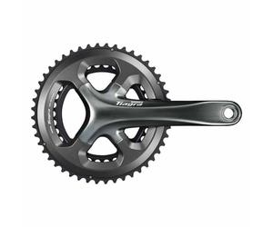 SHIMANO Tiagra FC-4700 - Bielas 2 x 10 48-34Z, Color Gris, Longitud del Brazo de manivela 175 mm 2020 MTB