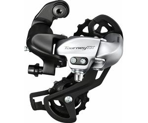 Shimano Torneo TX800 7/8-Speed Jaula Larga Desviador Trasero Negro