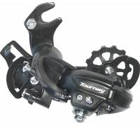 Shimano Torneo TY300 6/7-Speed Jaula Larga Desviador Trasero Con Marco