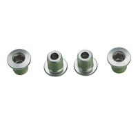 Shimano Tornillo Fijación Plato 4uds Componentes y repuestos para Bicicletas, Adultos Unisex, Verde, Talla única