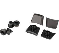 Shimano Tornillos de plato de 4 brazos Saint FC-M820 / FC-M825 negro one_size