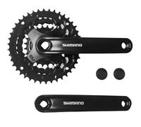 Shimano Tourney FC-TY301 - Manivela cuadrada para bicicleta (42-34-24 dientes, 3 x 6/7/8, 170 mm)