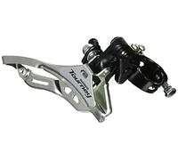 Shimano Tourney FD-TY300 - Desviador Delantero, Color Plateado y Negro, Talla única