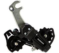 Shimano Tourney/TY Tourney TY200 desviador Trasero, 6/7 velocidades, con Soporte, Negro, Jaula Mediana GS