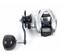 Shimano TRANX 401A HG, Carrete de Pesca de Cebo para Mano Izquierda con Mango eléctrico, TRX401AHG