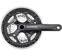 Shimano Trekking FC-T551 2020 MTB - Bielas (3 x 10 48/36/26 dientes, incluye SM-BB52 de color negro)