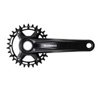 SHIMANO Unisex - Adulto All Mountain Crank Set, Negro, Talla Única