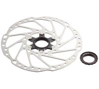 SHIMANO Unisex adulto E-SMRT64LEC Disco de freno plateado, diámetro: 203 mm