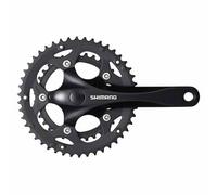 SHIMANO Unisex - Adulto FC-RS200 - Juego de piñón para Bicicleta de Cadena, Color Negro