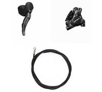 SHIMANO Unisex Adulto, Idraulico Gravel Brake Kit GRX RX820 Posteriore 1x12, Negro, Única, Black, One Size