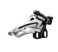 SHIMANO XT 11X3V.Tipo-E S/PLAC.SIDESW Desviador, Negro, Única