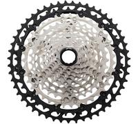 SHIMANO XT CS-M8100 Cassette - 12 velocidades, Plata/Negro, Mirco Spline
