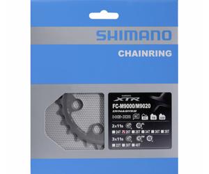 Shimano XTR 2x11 Compartimentos 26 Por T Dientes Plato Carrera Estelo FC-M9000