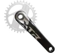 SHIMANO XTR FC-9220 - Bielas para enduro (165 mm, 12 velocidades, 1x, montaje directo, Hollowtech II, bielas forjadas huecas, negro/plateado)