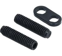 SHIMANO Y3j198030 Tornillos y Placa de Ajuste de Carrera RD-R8150, Unisex, Negro, Talla única