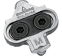 Shimano Y41S98100 Par calas, Unisex, Acero Inoxidable, Bicicleta de Montaña, Gris, Talla Única