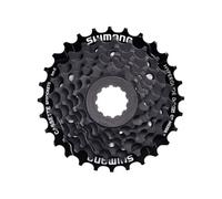 SHIMANO Zahnkranz-Kassette-2093037100 Casete dentado, Unisex Adulto, Plata, 17x17x6cm