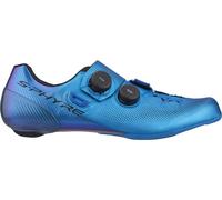 Shimano Zapatillas anchas de ciclismo de ruta S-Phyre SH-RC903E azul 42