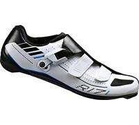 SHIMANO Zapatillas de Ciclismo para Adultos, Anchas, SPD-SL, con Velcro y trinquete CF