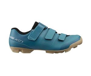 Shimano zapatillas de ciclismo XC102 Women Aqua azul 39.0 zapatillas de ciclismo para transferencia de potencia con rendimiento versátil