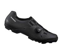 SHIMANO Zapatillas MTB XC300 H. Ancha, Unisex Adulto, Negro, 42 EU