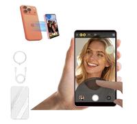 Shimbol CP5 Ultra - Monitor de 5'' 1080P Full HD Táctil para Vlog y Selfies,iPhone/Android:grabación inalámbrica, Función Espejo Trasero y Control Reverso para Transmisiones en Vivo HD en TikTok(Rosa)