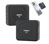 SHIMBOL TP NαNA Transmisor de Video Inalámbrico Sistema Receptor Transmisión Inalámbrica 150m Latencia 60ms Entrada y Salida HDMI Compatible con Magnético para Cámara & Smartphone (Negro)