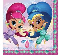 Shimmer and Shine Beverage Napkins [16 per Pack]