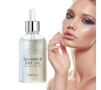 Shimmer Dry Oil, Dry Shimmer Body Oil, Body Shimmer Oil, Long-Lasting Body Glitter, Shimmering Glitter Oil, Long-Wear Body Glow, Highlighter for Body Makeup for Body Face