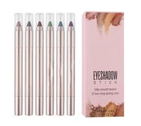 Shimmer Eyeshadow Stick, Waterproof Glitter Cream Eye Liner, 2.6cm/1.02inches, Colorful Eye Shadow Applicator, Pearly Finish, Smooth Blend Formula for Makeup, Beauty