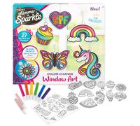 Shimmer 'n Sparkle Atrapasoles y pegatinas para ventanas que cambian color