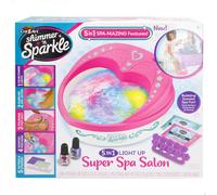 Shimmer 'n Sparkle Spa uñas y pies 5 en 1 con luz y burbujas