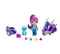 Shimmer & Shine Shimmer y Shine Zeta y su moto, muñeca con accesorios