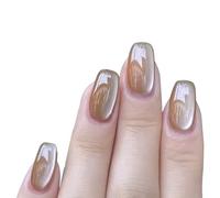 Shimmering - Esmalte de uñas de gel magnético para ojos de gato, esmalte de uñas de gel con lámpara UV, requiere curado de bricolaje, salón de belleza, hogar, ojo de gato, esmalte de uñas de gel