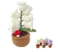 Shimmernest Lilyglow Flowers, Eternalbloom Lily Night Lamp, Petals Lily Of The Valley Lamp, Cute Gifts for Wife Girlfriend Birthday Christmas Valentine (White)