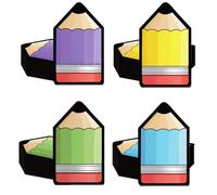 Shimmerz 80 unidades de servilletas de papel en forma de lápiz para la vuelta al cole decoraciones para la fiesta de graduación de jardín de infancia