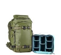 Shimoda Familia de mochila Action X v2, verde caqui, Starter Kit - X25