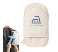 SHIMOYAMA Guante de planchado, 1 paquete, guante de protección contra el calor grande para vaporizador, ayuda para planchar, resistente al calor, para ropa, color blanco roto