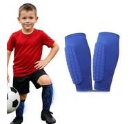 Shin Guards Soccer Kids Youth Adult, Soccer Shin Guards Lightweight (Blue,S(Age 6-8))