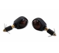 Shin Oye 202-265 Intermitente Manillar Lycaon Negro Cristal Tintado