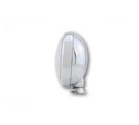 SHIN YO 4 1/2 pulgadas lámpara de conducción, carcasa plana, cromado, plata