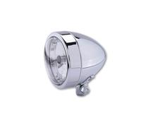 SHIN YO faro de cromo BULLET, montaje inferior, haz alto H4, plata
