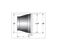 SHIN YO Fog light insert 4 1/2 pulgada, vidrio en relieve, con bombilla H3.