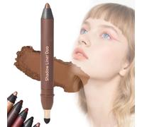 Shinalify Eyeshadow, Shadow Liner 2-in-1 Eyeliner & Eyeshadow, Eye Highlighter Corner Eyes, Perfect Color Duo-Shadow Liner 2-in-1 Eyeliner & Eyeshadows, Creating Natural Eye Makeup (5#)