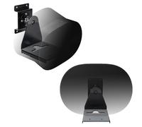 shinar Juego de 2 Soportes de Pared de Metal compatibles con sonos Era 300,Giratorio hasta 360°,Inclinable -70°/+70° (Arriba y Abajo,Izquierda y Derecha) con Organizador de Cables MAX.12 kg Negro