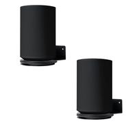 shinar Soporte de Pared de Metal Compatible con Sonos Era 100, Ahorro de Espacio, Soporte para Accesorios Compatible con Era 100 gestión de Cables integrada de 12 kg (2-Pack, Negro)