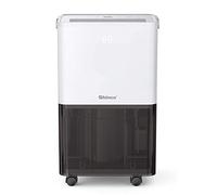 SHINCO Deshumidificador de aire silencioso 10L/día, para Max 15㎡, función de deshumidificación, purificación, secadora, temporizador 24h, depósito de agua transparente, fácil de controlar