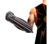 Shindn Escudo Ligero de autodefensa,El versátil Escudo táctico Viene con un rompecristales,Herramientas de Seguridad para el hogar y el Camping (Escudo Negro del Brazo Izquierdo)