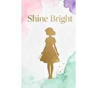 Shine Bright: Cute Pastel Journal with Gold Accents: Stunning pastel watercolor cover with metallic gold highlights