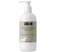 Shine & Calm Coat Oil para perros y gatos - Aceite natural abrillantador y calmante con manzanilla, vitamina E y aceite de colza | Hidrata, calma la piel y da brillo al pelo | 200 ml